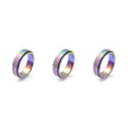 thumbnail image 1 of Qarigey Anillo giratorio de acero inoxidable giratorio joyería ansiedad antiestrés fiesta regalo para hombres mujeres, tamaño 6 8 # 3piezas Qarigey CBP585131, 1 of 6