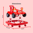 thumbnail image 5 of Andadera Andador Aeiou Cars 3 En 1 Mecedora AEIOU, 5 of 5