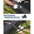 thumbnail image 5 of 50" Lawn Sweeper Tow Behind, 28 Cu.Ft Capacity Pull Behind Yard Sweeper Large Leaf Collector, Leaf & Grass Catcher with Adjustable Brush Height & Dump from Seat Handle for Yard, Farm, Garden, 5 of 6