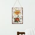 thumbnail image 5 of Hgallory Household Fall Wooden Hanging Door Sign Wall Decor, Thanksgiving Pumpkin Turkey Maple Leaf Scene Festival Listing, Welcome Home Decorations for Thanksgiving Holiday, 1PC, G, 8"x12", 5 of 5