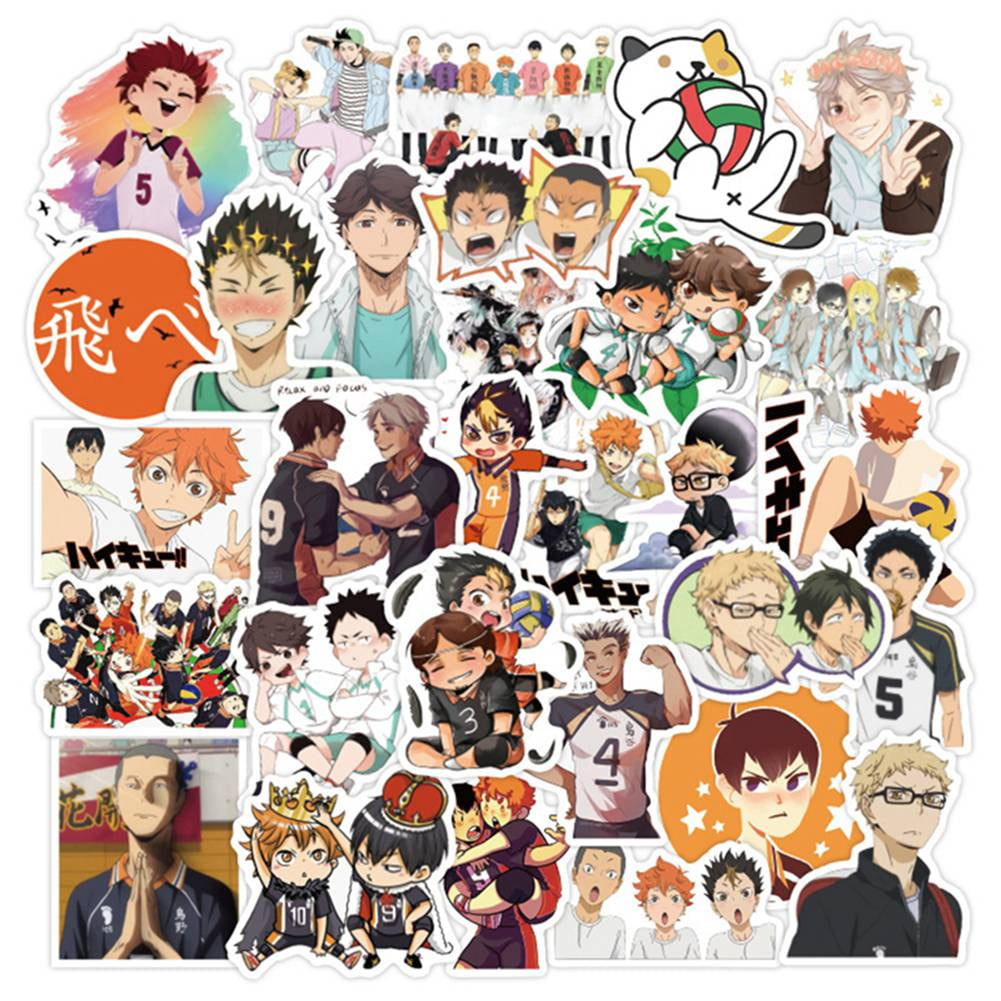 C3002 50PCS BLEACH Japanese Anime Stickers DIY Waterproof Phone Car  Skateboard Laptop Luggage Notebook Graffiti Sticker Toy Kid