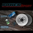 thumbnail image 6 of Power Sport Rear Brakes and Rotors Kit |Rear Brake Pads| Brake Rotors and Pads| Semi-Metallic Brake Pads and Rotors BLB1.33155.03, 6 of 6