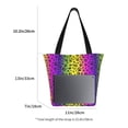 thumbnail image 3 of Disketp Animal Paw Rainbow for Women’s Casual Shoulder Tote Bag Cross-body Handbags for Shopping, Travel and Daily Use, 3 of 6
