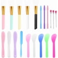 thumbnail image 1 of wqlpp-20 Pcs Silicone Stir Sticks Kit, Silicone Resin Mixer Tool, Resin Mixing Sticks Includes Silicone Epoxy Brush, Silicone Spatula For Mixing Resin, Epoxy, DIY Crafts, 1 of 4