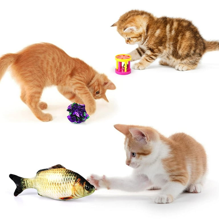 32 PCS Multipack Cat Toys, Catnip, Feather Teasers, Bell
