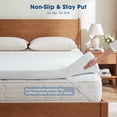 thumbnail image 2 of DADO DIDO 3 inch Gel Memory Foam Mattress Topper, Twin XL, Cooling Bed Pad with Removable Washable Bamboo Cover, 2 of 8