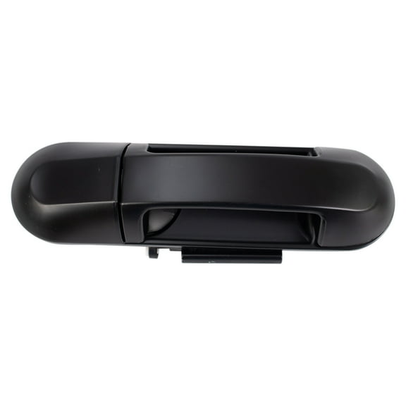 TRQ Door Handle Rear Outer Black Smooth Driver Side LH for Explorer Mountaineer DHA48869