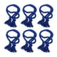 thumbnail image 1 of 6Pcs Sujetadores de cortina de cuerda, 30" Sujetador de cortina de borlas de poliéster, Azul oscuro, 1 of 7
