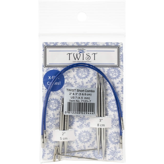 Paquetes combinados de pantalones cortos ChiaoGoo Twist US-4 a US-8 (US-7 (4,5 mm))