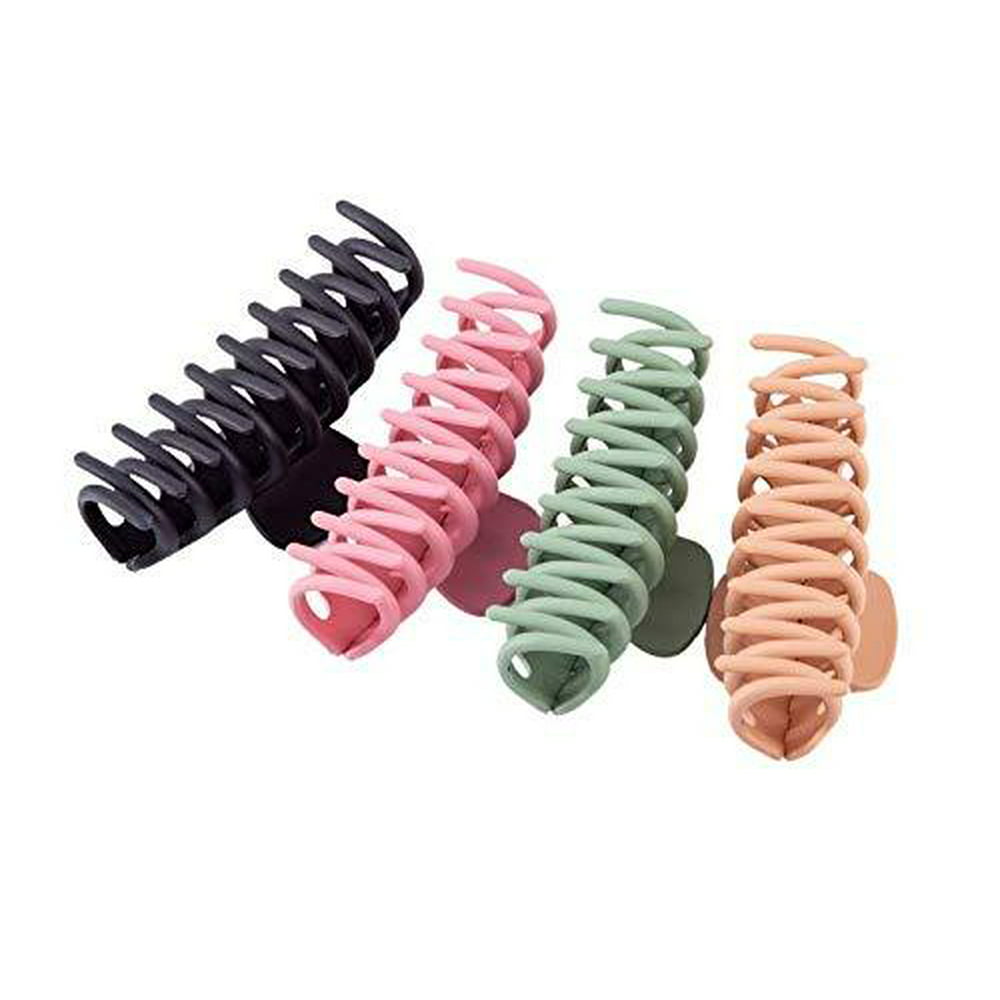 Large Hair Claw Clips For Thick Hair 4 Pcs Strong Hold Perfect For Women Barrettes For Long