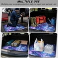 thumbnail image 3 of COEQINE Trunk Liner for SUV, Anti-Slip Cargo Mat Car Boot Protection Dust-proof Dog Seat Cover Fit for SUV, Sedan, Truck, 29 x 39 Inches, Fantasy Cat Galaxy Floral, 3 of 7