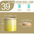 thumbnail image 6 of Sweejar Ceramic Food Storage Jar, Stackable Kitchen Canisters, Containers with Airtight Seal Wooden Lid - 39 Fl Oz ,Gradient Red, 6 of 6