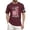 #01 Wine, variant on 250th Anniversary American Shirts for Men 1776-2026 American Flag Print Short Sleeve Crew Neck Tees Big and Tall Relaxed Fit Workout Summer Muscle Tops, Orange, #01 Orange