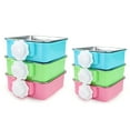 thumbnail image 3 of Walbest Pet Dog Cat Hanging Food Bowl Cage Fixed Drinking Water Feeder Pet Supplies, Pet Cage Fixed Food Bowl, 3 of 7
