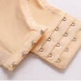 thumbnail image 6 of Alun Lace No Underwire Bras for Women Lightweight Breathable Comfy Push up Shaping T-Shirt Bra for Big Fashion Sheer Through Splicing Design Thin Padding Bralettes Beige 36, 6 of 6