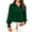 Green, variant on Womens Dressy Blouses Tops Casual Long Sleeve Loose Fit Button Down Shirts Plus Size Collared Casual Tunic TShirts Tops