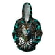 thumbnail image 3 of Sudaderas de otoño para hombre Sudadera con capucha Sudadera con capucha con estampado de tigre súper genial para hombre Sudadera con capucha informal para hombre Sudadera con capucha con cremallera R, 3 of 4
