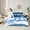 Blue White, variant on Homewish Winter Festival 7-Piece Twin Bedding Sets For Preppy Children Kids,Merry Christmas Bedding Comforter Set,Happy Winter Breathable Sheet Sets,Luxury Bedroom Decor,Reversible