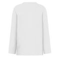 thumbnail image 5 of Fonma Women's Long Sleeve Crewneck Cotton Basic T-Shirt Solid Color Soft Comfy Casual Tops Fall Shirts for Women 2024 White S, 5 of 5