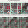 thumbnail image 2 of Soimoi Cotton Cambric Fabric Check & Moroccan Patchwork Print Fabric by Yard 56 Inch Wide, 2 of 7