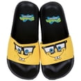 thumbnail image 4 of SpongeBob SquarePants Unisex Kids Slide Sandals, Jellyfishing Design Black & Yellow, Size 13, 4 of 4