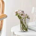 thumbnail image 5 of Plastic Imitation Glazed Vase Set 7.87-7.28in Clear Glass-Look Flower Pots - Multi-Size Living Room Cabinet Dried Flower Decoration (Clear/C)​, 5 of 6