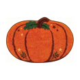 thumbnail image 2 of Trovenix Halloween Fall Thanksgiving Bath Mat Pumpkin Shaped Absorbent Non Slide Soft Doormat for Entryway Decor, 2 of 7