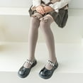 thumbnail image 5 of Esaierr Kids Girls Long Socks Knee High Socks 2 Pairs Toddler Cotton Socks with Bow Socks for 3-12Y, 5 of 5