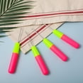 thumbnail image 6 of Hook Crochet Needle, Knitting Needles with Ergonomic Handles, Bent Latch Hook Crochet Hooks, Hair Braiding Tools, Dreadlocks Crocheting Weaving Needles for Hair Braiding, Rug Making and Art Crafts, 6 of 9