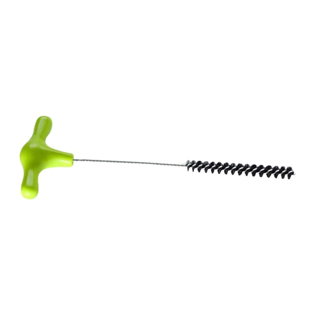 Cepillo de limpieza para la punta de la varilla de vapor de café, mango en forma de T de 2,8 pulgadas de largo, multifuncional Verde