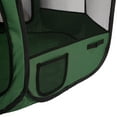 thumbnail image 2 of Portable Pet Playpen, 45" Pet Fence Puppy Kennel Crate Folding Exercise Playpen Tent for Dogs Cats, Green, 2 of 10
