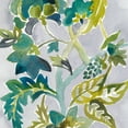 thumbnail image 2 of Zarris, Chariklia 12x12 White Modern Wood Framed Museum Art Print Titled - Batik Vines II, 2 of 4