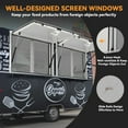 thumbnail image 5 of TROPOW 48" x 36" Aluminum Concession Window for Food Trucks – Sliding Screen Panels, Hydraulic Lift System, and Secure Locking Awning Door, 5 of 7
