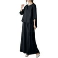 thumbnail image 2 of Womens pajama sets Two Breathable Cotton And Linen Tops Loose And Wide Leg Pants Set M, 2 of 6