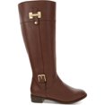 thumbnail image 3 of Karen Scott Womens Deliee 2 Faux Leather Riding Boots Brown 11 Medium (B,M), 3 of 3