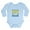 Sky Blue, variant on CafePress - I'm Not Ukrainian But I Support Ukraine Body Suit - Long Sleeve Cotton Baby Bodysuit