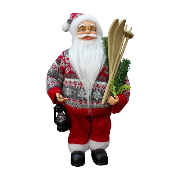 Adorno Navideño Santa Claus Rojo 30cm X 17cm