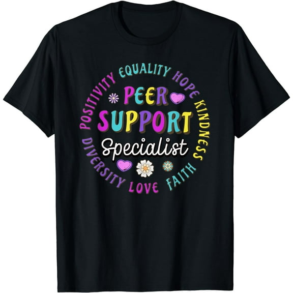 Recovery Sobriety | Peer Support Specialist T-Shirt
