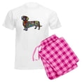 thumbnail image 6 of CafePress - Wild Dachshund Men's Light Pajamas - Men's Light Loose Fit Cotton Pajama Set, 6 of 7