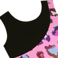 thumbnail image 6 of SILVERCELL Toddler Little Girls Sleeveless Gymnastics Leotards with Scrunchy, Big Girls Printed Dance Unitard Biketard Dancewear 3-12 Years, 6 of 8