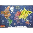 thumbnail image 2 of Replogle Globes Kids World Peel & Stick Wall Map, 42" x 30", 2 of 2