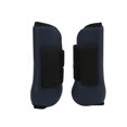 thumbnail image 1 of 2Pcs PU Horse Leg Protection Boots Elastic Horse Boots Cushioning Inner Pad for Match RidingNavy Front Legs XL, 1 of 9
