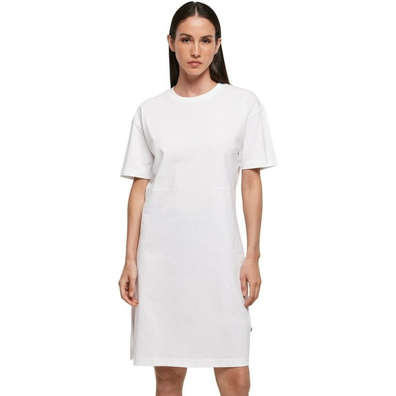 Build Your Brand Womens Split Hem Oversized T-Shirt Dress