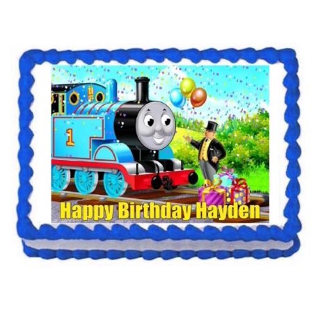 Thomas The Train Edible Cake Image Topper Thomas The Train Edible Cake Image Topper