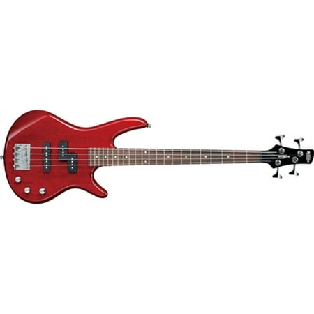 Ibanez Bass Double Bass - Ibanez GSR200TR Electric Bass Guitar, Transparent Red