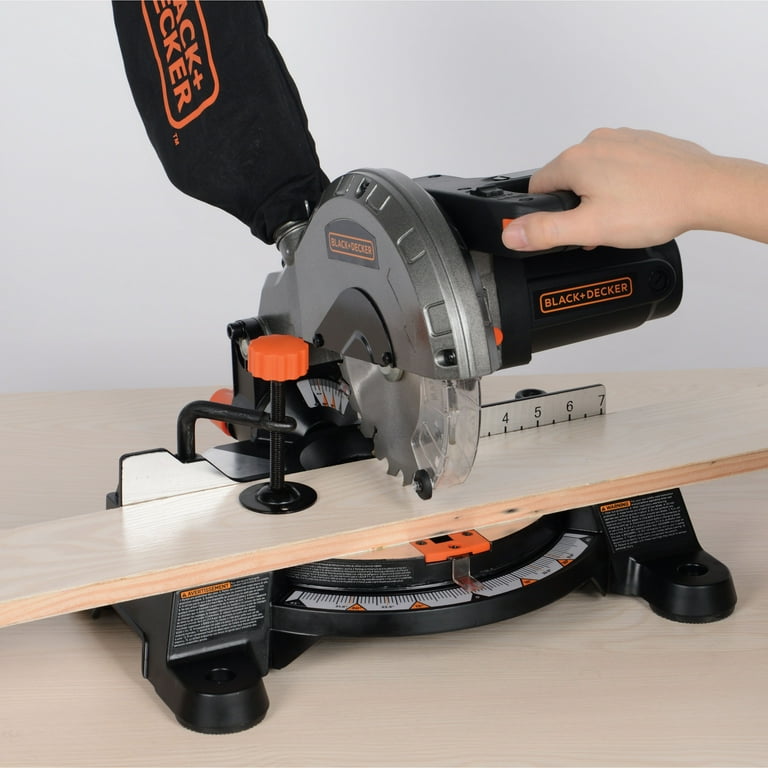 BLACK+DECKER Black + Decker Miter saw 7-1/4-in Single Bevel