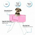 thumbnail image 3 of Nurxiovo Elevate Pet Washing Station Folding Dog Bathtub Elevate, Professional Family Bath for Small and Medium Dogs/Cats/Other Small Pet, Outdoor and Indoor, Quick Setup （Pink）, 3 of 8