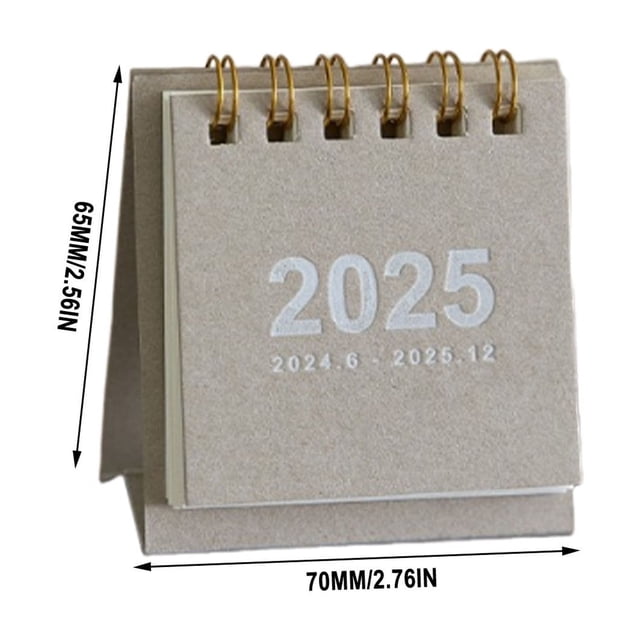 Mini Desk Calendar,2025 Mini Calendar Table Decoration Family Practical Decoration Desk Calendar
