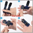 thumbnail image 5 of 5PCS Trigger Finger Splints, Finger Sleeves for Broken Finger, Pinky Finger, Finger Brace for Straightening or Support for Seniors,Skin tone, 5 of 5