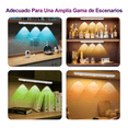 thumbnail image 5 of Lámpara De Pared Recargable Por Usb 3 unidades Malubero, Blancas, 5 of 5